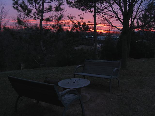 Winter sunset, Chantilly, Virginia