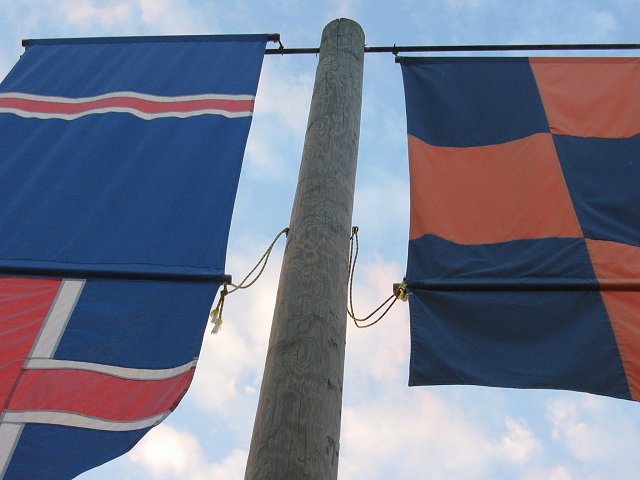 Flags at the Maryland Renaissance Festival, Crownsville