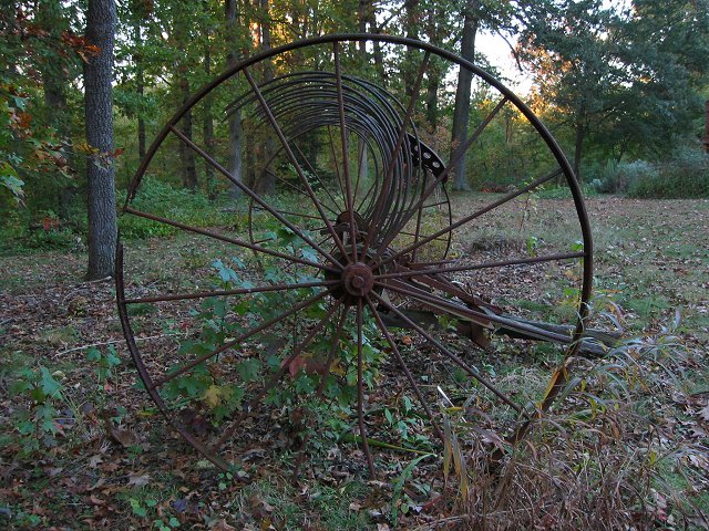 Old plow, Lanham, Maryland