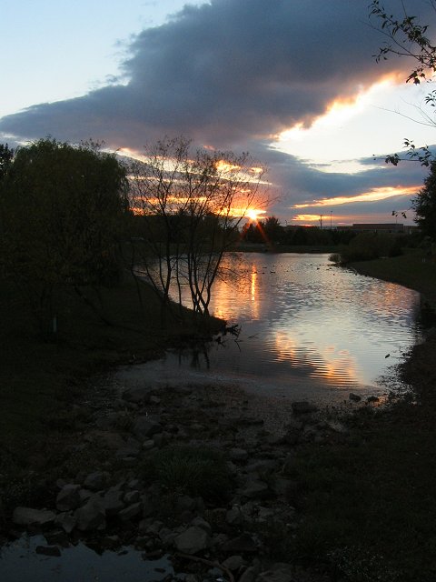 Autumn sunset, Chantilly, Virginia
