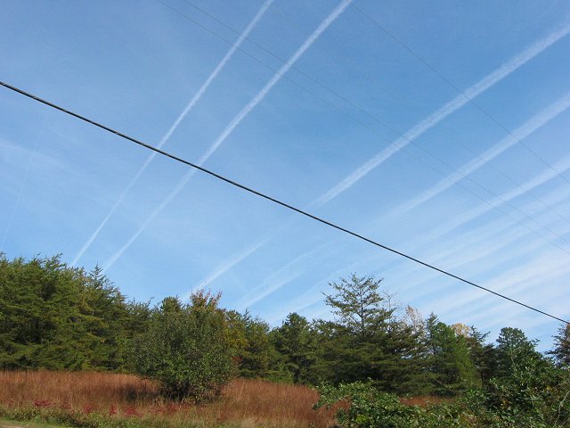 Autumn sky along route 601, Loudoun County, Virginia