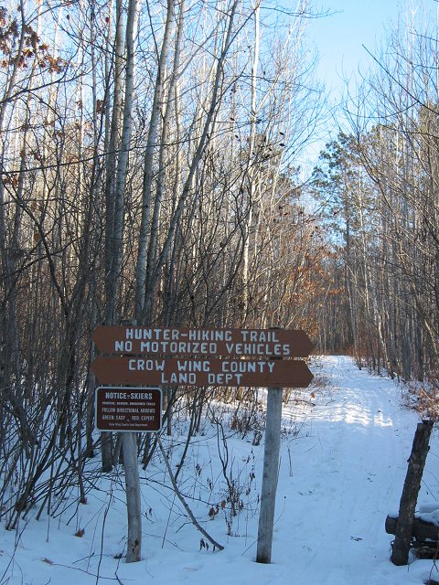 Cross country ski trails, Brainerd, Minnesota