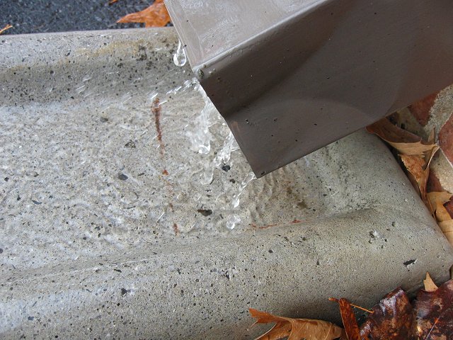 Drain spout, Chantilly, Virginia