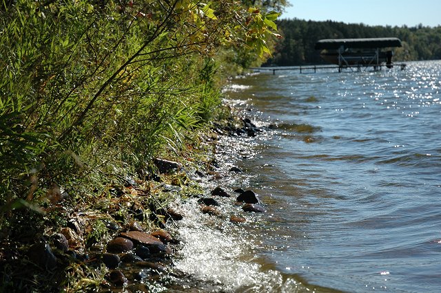 Shore of Upper South Long Lake, Brainerd, Minnesota