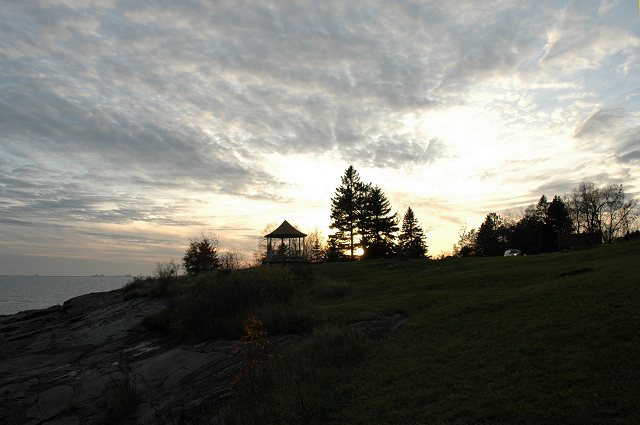 Sunset at Birghton Beach, Duluth, Minnesota