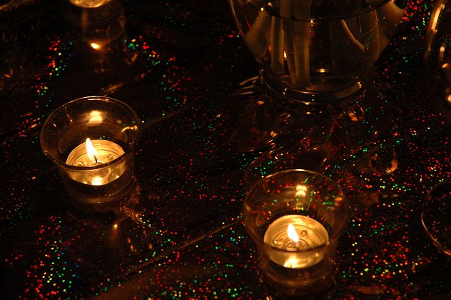 New Year's Eve table setting
